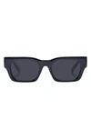 LE SPECS SHMOOD 52MM RECTANGULAR SUNGLASSES