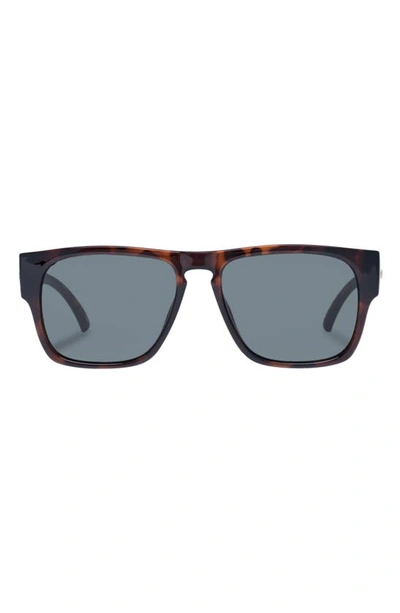 LE SPECS LE SPECS TRANSMISSION 56MM D-FRAME SUNGLASSES 