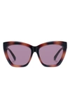 LE SPECS VAMOS 57MM CAT EYE SUNGLASSES