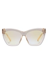 LE SPECS VAMOS 57MM CAT EYE SUNGLASSES