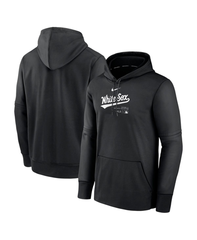 Nike Men's  Black Chicago White Sox Authentic Collection Practice Performance Pullover Hoodie