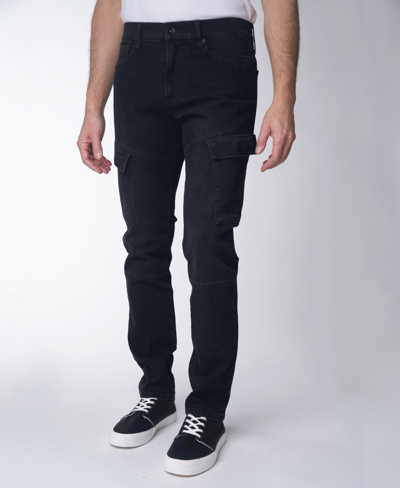 Lazer Mens Denim Slim Fit Slim Jeans In Black