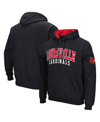 Colosseum Black Louisville Cardinals Double Arch Pullover Hoodie In Black