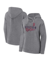 Fanatics Branded Heather Gray Boston Red Sox Script Favorite Pullover Hoodie In Heather Gray