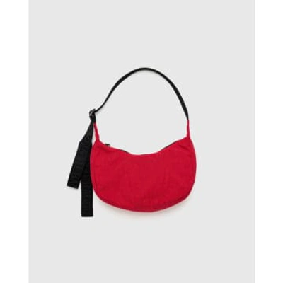 Baggu Small Nylon Crescent Bag In Red
