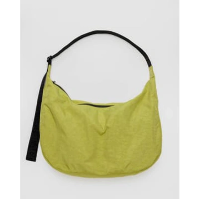 Baggu Large Nylon Crescent Bag In Green