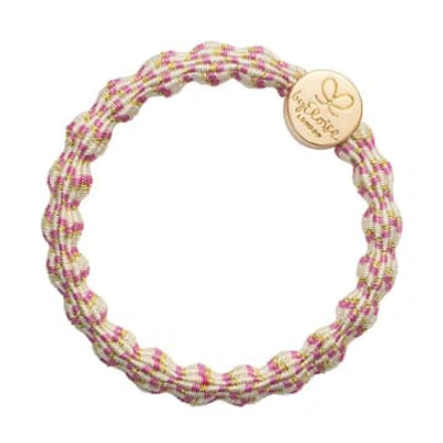 By Eloise Hairband Golden Circle Metallic In Pink