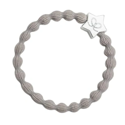 By Eloise Grey Hair Band With A Silver Star In Metallic