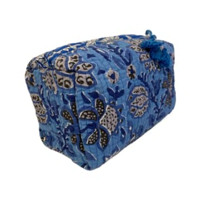 Behotribe  &  Nekewlam Cosmetic Wash Bag Cotton Grey Floral