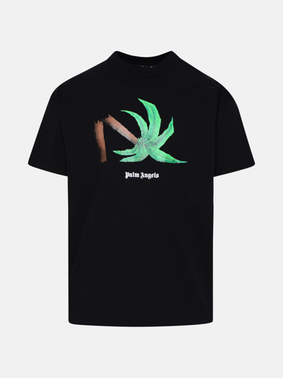 Palm Angels Palm Black Cotton T-shirt