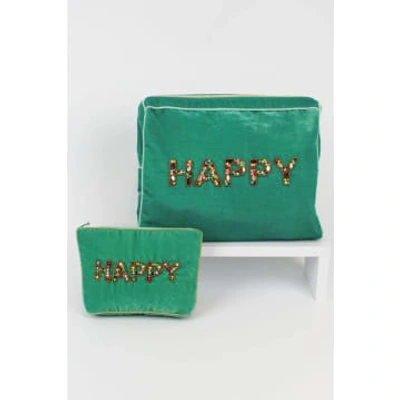 Mydoris Green Happy Wash Bag