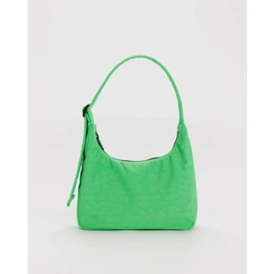 Baggu Mini Nylon Shoulder Bag In Green