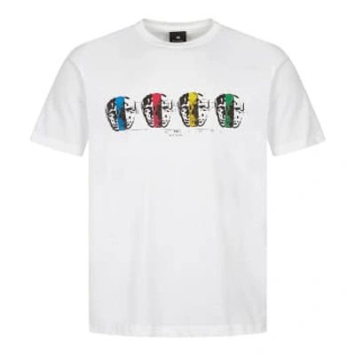 Paul Smith Multi Face T-shirt In White