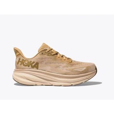 Hoka Clifton 9 "wheat Shifting Sand" Sneakers In Neutrals