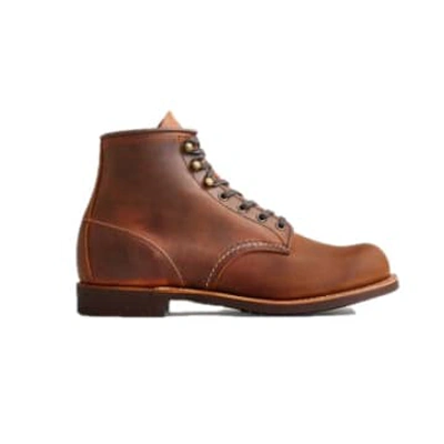 Red Wing Shoes 3343 Heritage Work 6 Blacksmith Boot Copper Rough & Tough In Red