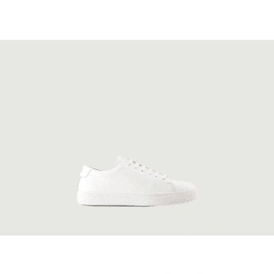 National Standard Low Sneakers In Leather In White