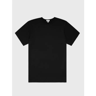 Sunspel Black Classic T-shirt