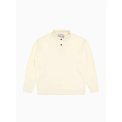 Garbstore Polo Sweater Cream In Neutrals