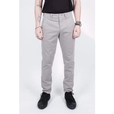Transit Cotton Stretch Regular Fit Chinos Taupe In Gray