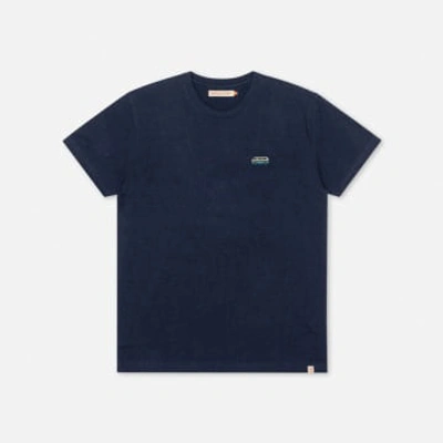 Revolution Navy-melange Regular T-shirt In Blue