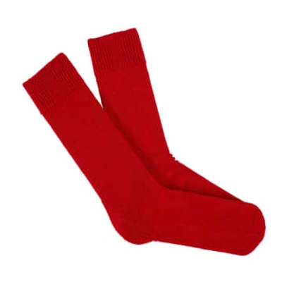 Cook & Butler Alpaca Socks / Red