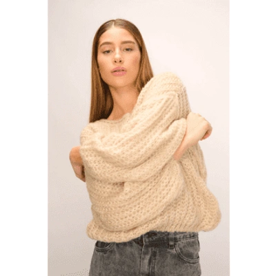 Noella Joseph Beige Sweater In Neturals