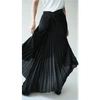 LORA GENE THE BLACK ANAIS PLEATED SKIRT BY