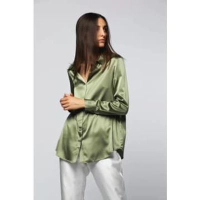 Max&moi 'levy' Shirt In Green