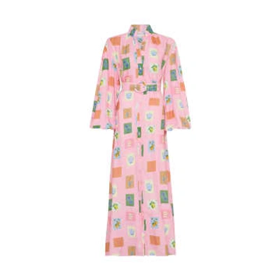 Palm Noosa Noddy Dress Pink Emblem