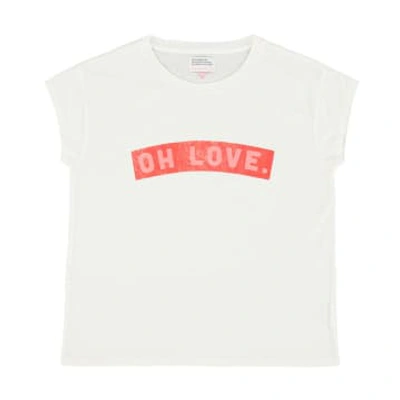 Sisters Department Short Sweet T -shirt Oh Love In White