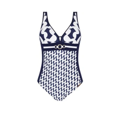 Lise Charmel Croisiere For Ever Swimsuit In Navy In Blue