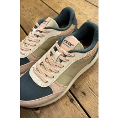 Woden Ronja Ivory Trainers In Multi
