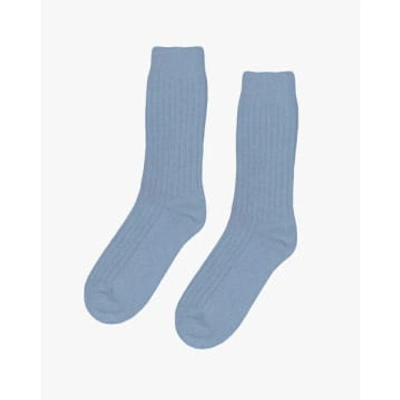 Colorful Standard Merino Wool Socks Stone Blue