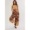 Free People Bali Albright Jumpsuit In Coffee Combo