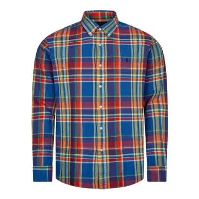 Polo Ralph Lauren Check Shirt In Purple