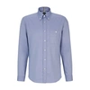 HUGO BOSS ROAN OPEN BLUE SLIM FIT OXFORD COTTON SHIRT WITH BUTTON DOWN COLLAR 50509221 479