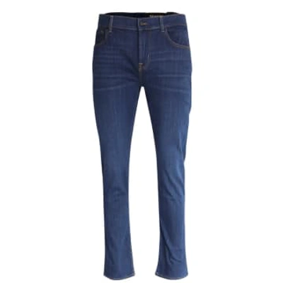 7 For All Mankind Menswear Slimmy Tapered Lux Per Pluhig Jeans In Blue