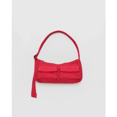 Baggu Cargo Shoulder Bag In Red