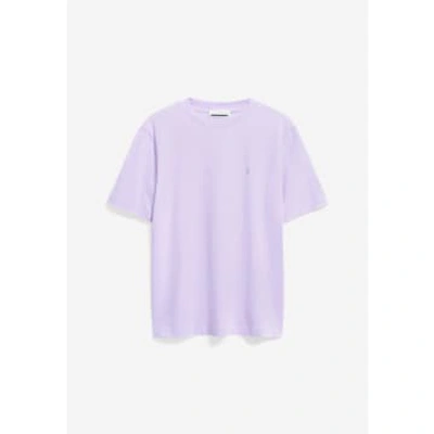 Armedangels Tarjaa Lavender Light Heavyweight T-shirt In Purple