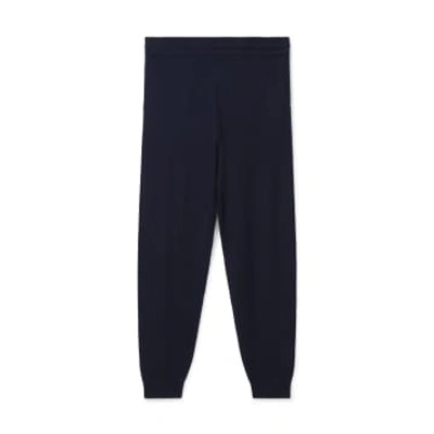Chalk Navy Lounge Pant In Blue