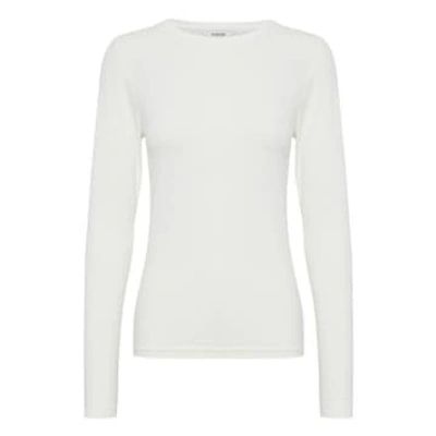 B.young 20807594 Pamila Long Sleeve T- Shirt Jersey In Off White