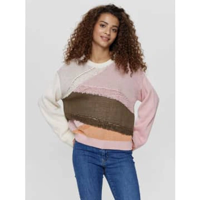 Numph Nuattika Pullover In Pink