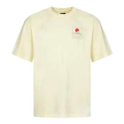 Edwin Sunset On Mt Fuji T-shirt In Yellow