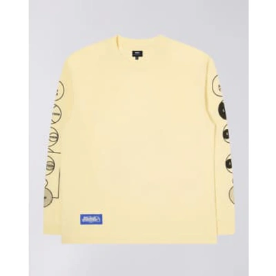 Edwin Save T-shirt Ls Tender Yellow