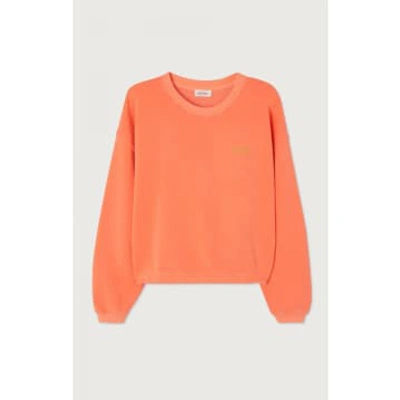 American Vintage Izubird Sweatshirt In Orange