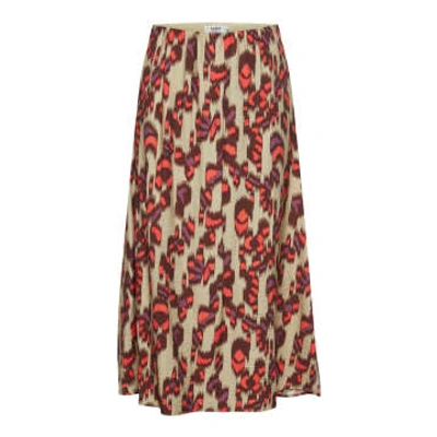 B.young Byibano Skirt Cayenne In Multi