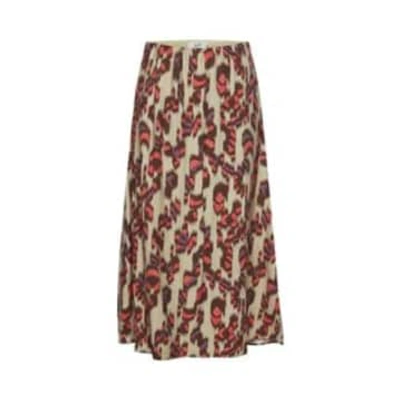 B.young Ibano Skirt In Cayenne Mix In Red