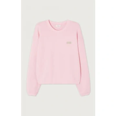 American Vintage Sweatshirt Izubird In Dragee Vintage In Pink