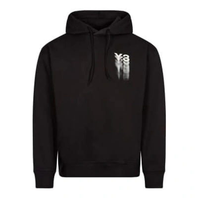 Y-3 Gfx Cotton Hoodie In Black