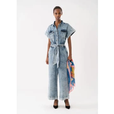 Lolly's Laundry Mathildell Jumpsuit In Blue
